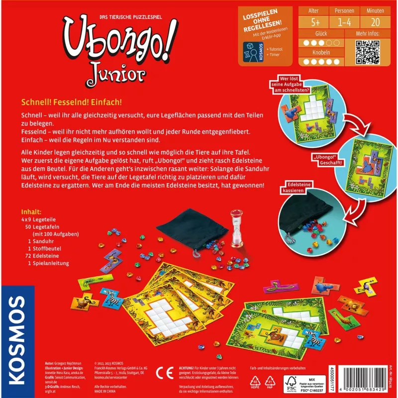 Ubongo Junior, gra planszowa