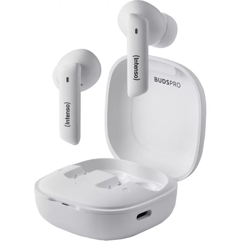 Zestaw słuchawkowy Buds Pro T500HAE/biały 3720502 Intenso