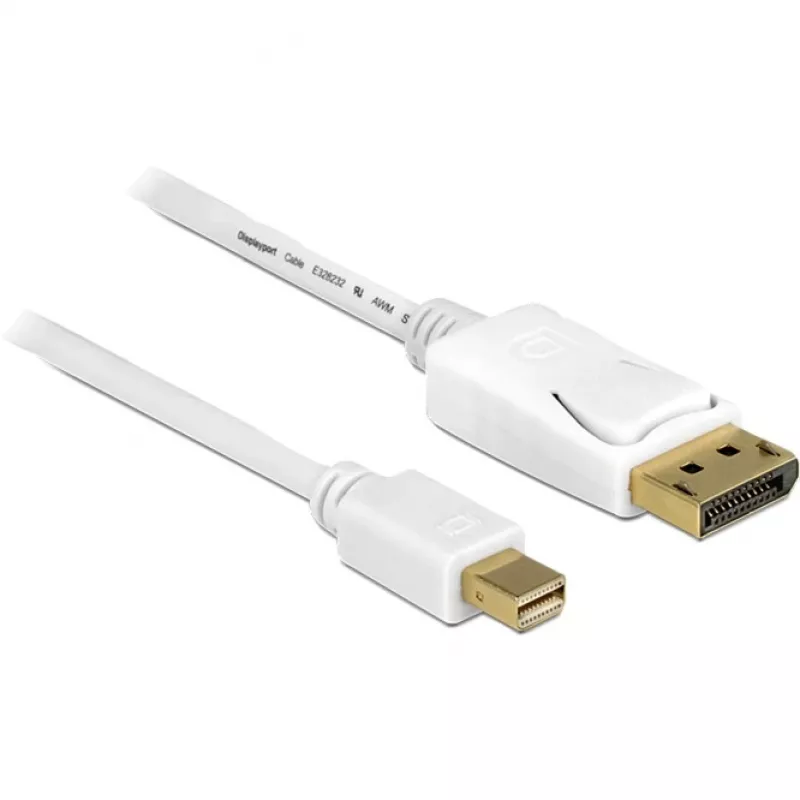 Kabel DisplayPort DeLOCK 83483 Mini DisplayPort 3 m Biały
