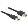 Kabel USB DeLOCK 85056 USB 3.2 Gen 1 2 m USB-A czarny