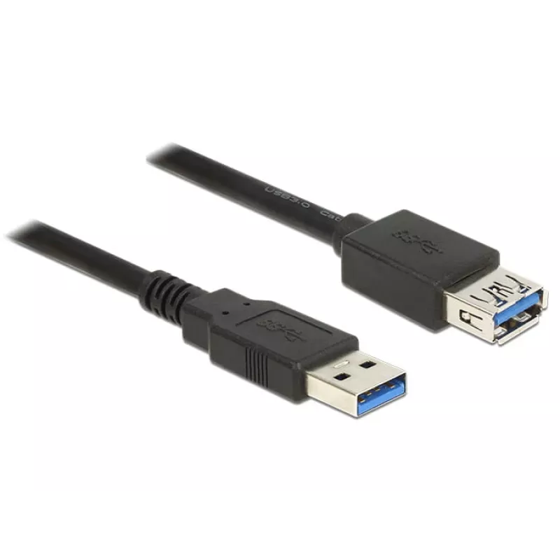 Kabel USB DeLOCK 85056 USB 3.2 Gen 1 2 m USB-A czarny