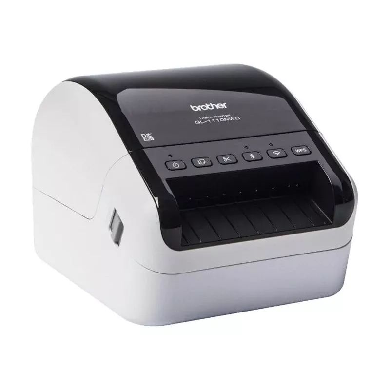 Drukarka etykiet Brother QL-1110NWBC Termiczna 300x300 DPI 110 mm/s Przewodowa i bezprzewodowa