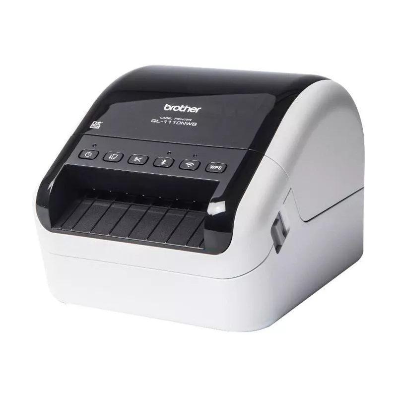 Drukarka etykiet Brother QL-1110NWBC Termiczna 300x300 DPI 110 mm/s Przewodowa i bezprzewodowa