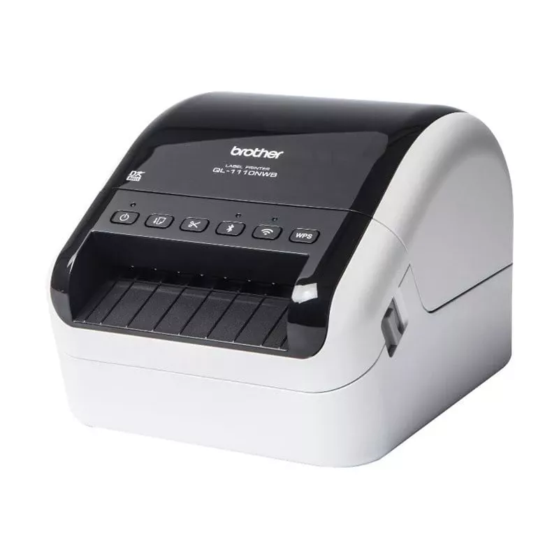 Drukarka etykiet Brother QL-1110NWBC Termiczna 300x300 DPI 110 mm/s Przewodowa i bezprzewodowa