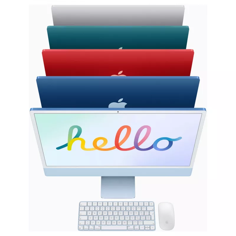 iMac - 24 cale - M1 - 8-rdzeniowy CPU / 7-rdzeniowy GPU - 8 GB RAM - 256 GB SSD - Różowy