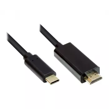 Good Connections GC-M0100 - 1 m - HDMI Typ A (Standard) - USB Typ-C - Męski - Męski - prosty