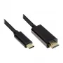 Good Connections GC-M0100 - 1 m - HDMI Typ A (Standard) - USB Typ-C - Męski - Męski - prosty