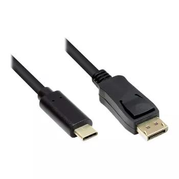 Good Connections GC-M0105 - 1 m - USB Type-C - DisplayPort - Męski - Męski - prosty
