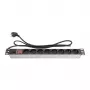 Listwa zasilająca 48,30 cm (19), 1U, wtyk uziemiony na 8x gniazdo uziemione, przepięciówka, włącznik, profil aluminiowy, Good Connections® (GC-N0087)