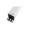 Listwa zasilająca 48,30 cm (19), 1U, wtyk uziemiony na 8x gniazdo uziemione, przepięciówka, włącznik, profil aluminiowy, Good Connections® (GC-N0087)