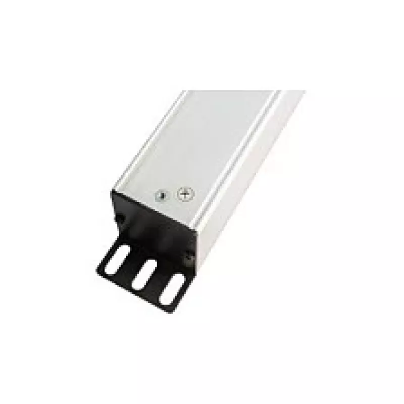 Listwa zasilająca 48,30 cm (19), 1U, wtyk uziemiony na 8x gniazdo uziemione, przepięciówka, włącznik, profil aluminiowy, Good Connections® (GC-N0087)