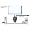 Alcasa HDMI Switcher - HDMI - Schwarz - Metall - 7680 x 4320 - Daten - Gold (GC-M0261)