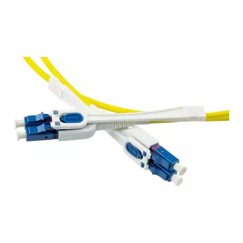 Alcasa LW-U915LC. Długość kabla: 15 m, Rodzaj włókna: OS2, Złącze 1: LC/UPC, Złącze 2: LC/UPC, Średnica rdzenia: 9 µm, pełny dupleks (LW-U915LC)
