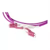 Kabel krosowy LWL Duplex OM4 (Multimode, 50/125) LC/LC, UNIBOOT, LSZH, odwracalna polaryzacja, zatrzask zwalniający, 10 m, Good Connections® (LW-U810LC4)