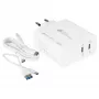 Good Connections GC USB-Fast Charger 140W GaN-Technologie, 2x USB-C, PD 3.1, QC 5.0, PPS biały -• USB-Fast Charger 140W• for Smartphones