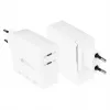Good Connections GC USB-Fast Charger 140W GaN-Technologie, 2x USB-C, PD 3.1, QC 5.0, PPS biały -• USB-Fast Charger 140W• for Smartphones