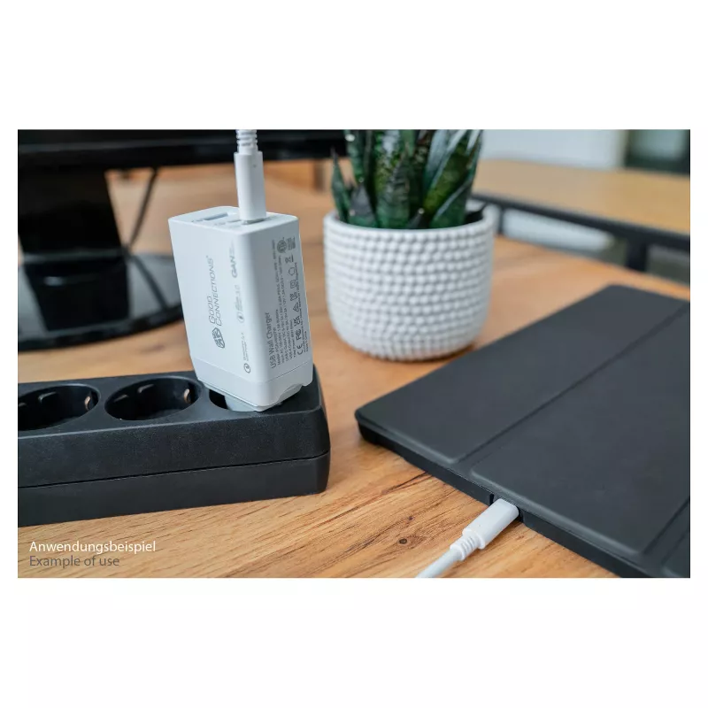 Alcasa PCA-W007W Ładowarka do urządzeń mobilnych Uniwersalna Biała AC Szybkie ładowanie Wewnętrzna (PCA-W007W)