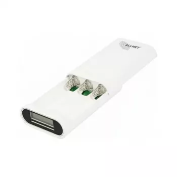 ALLNET Powerbank 18650 3,7 V 3 szt. biały ALL-PB104 - bateria - mikro (AAA)