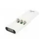 ALLNET Powerbank 18650 3,7 V 3 szt. biały ALL-PB104 - bateria - mikro (AAA)