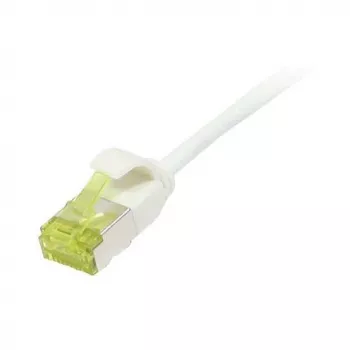 kabel krosowy RJ45, CAT6A 500Mhz, 5m, Biały, U/FTP, Slimline Okrągły d=3,8mm, TPE/LSZH (Superflex), AWG32, z przęsłem Cat.7, Synergy 21 (S217327V3)