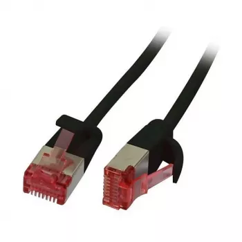 Kabel krosowy RJ45 - CAT6 250MHz - 5m czarny - U/FTP - slimline okrągły śr. 3,6mm - Synergy 21