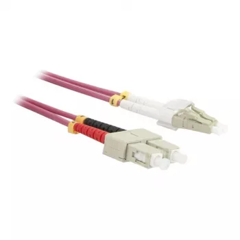 Synergy 21 S216294 - 2 m - OM4 - LC - SC - Męski/Męski - Fioletowy