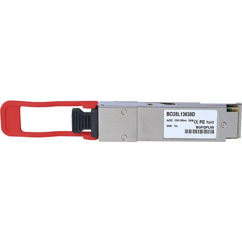 Kompatybilny Huawei 02311YXR BO28L13630D transceiver QSFP28, 100GBASE-ER4L, jednomodowy 1310nm, 30KM, 0C