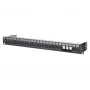 METZ CONNECT BTR E-DAT C6A Module 24 Port 180°M - Patch Panel - Czarny - 1U - 24 porty (130920-BK-E)