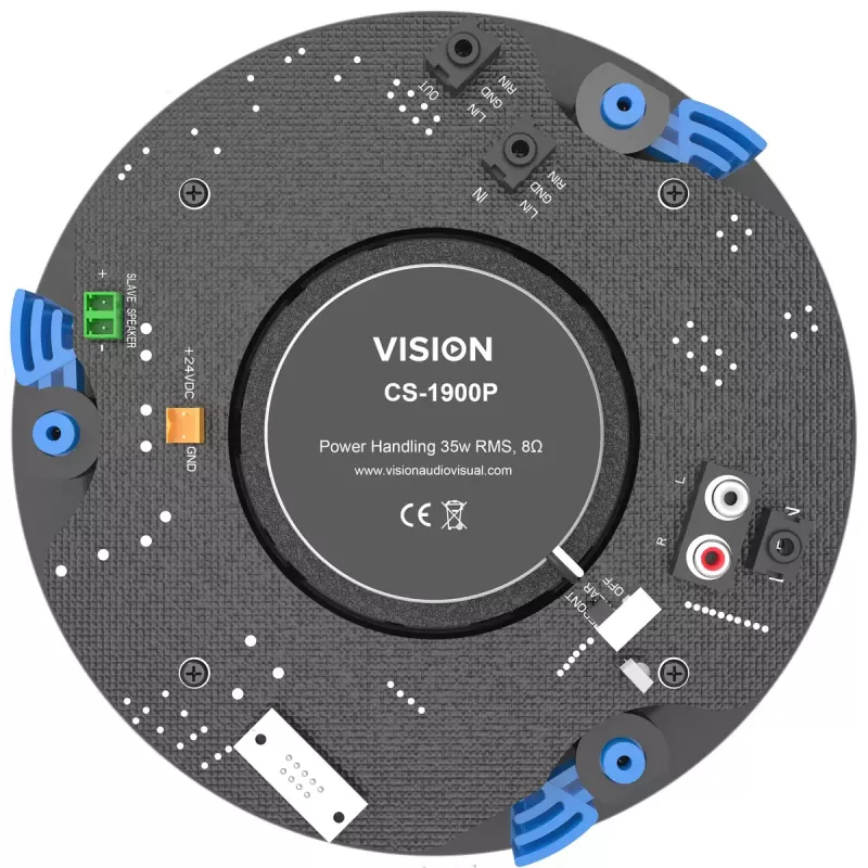 Vision CS-1900P bezprzewodowy głośnik Bluetooth, dwudrożny koncentryczny, 35 W, biały