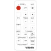 Vision CS-1900P bezprzewodowy głośnik Bluetooth, dwudrożny koncentryczny, 35 W, biały