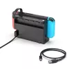 Stacja dokująca UNITEK G1002D do Nintendo Switch przewodowa czarna
