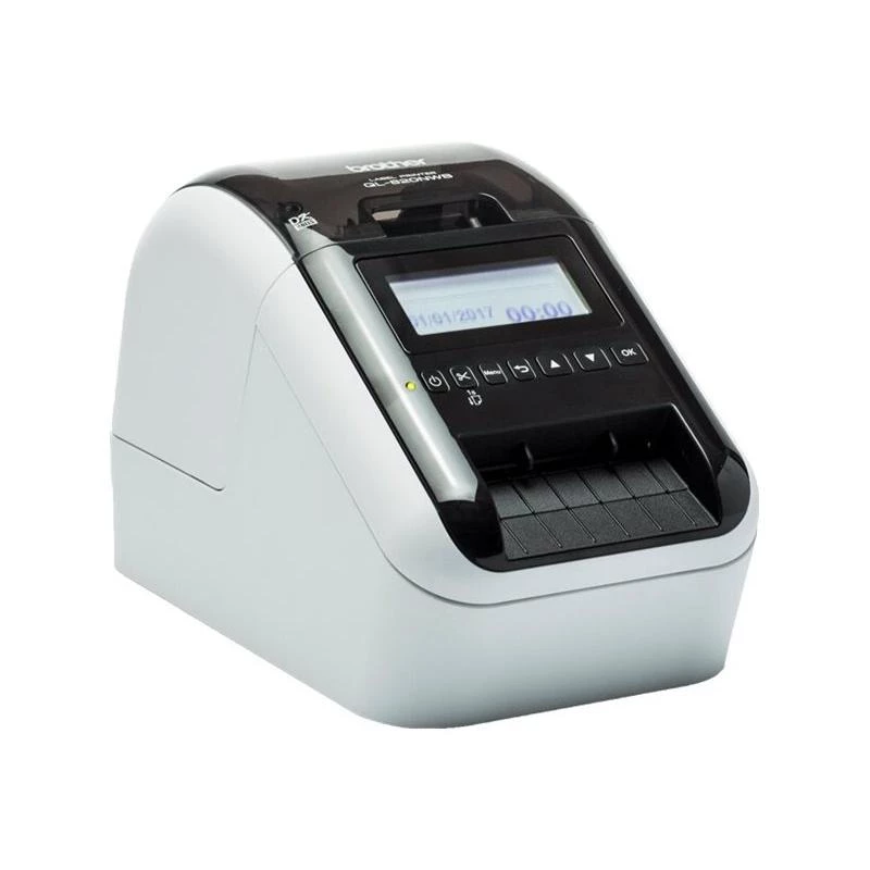 Drukarka etykiet Brother QL-820NWBC Termotransferowa Kolorowa 300 x 600 DPI 176 mm/s Przewodowa Bezprzewodowa