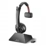 Zestaw słuchawkowy HP Poly Poly Savi 8210 UC - Microsoft - nauszny - DECT 6.0 - bezprzewodowy - certyfikowany dla Microsoft Teams (209212-02)