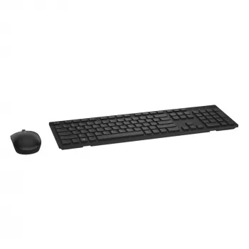 Dell KM636 - zestaw klawiatura i mysz - bezprzewodowy - 2,4 GHz - QWERTZ - niemiecki - czarny