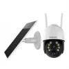 Kamera bezpieczeństwa IP Foscam B4 Dome 4 MP (2560×1440), Wi‑Fi 2,4 GHz, IP65, solarna + bateria 5000 mAh, obrót 355°, nachylenie 90°