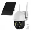 Kamera bezpieczeństwa IP Foscam B4 Dome 4 MP (2560×1440), Wi‑Fi 2,4 GHz, IP65, solarna + bateria 5000 mAh, obrót 355°, nachylenie 90°