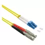ROLINE światłowód duplex 9/125um OS2 - LSH APC / LC UPC - LSOH - żółty - 5 m