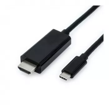11.99.5841, 2 m, HDMI Type A Standard, USB Type-C, męski, męski, prosty