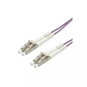 ROLINE kabel światłowodowy 50/125µm OM4, LC/LC, fioletowy 0,5m (21.15.8750)