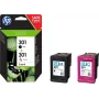 HP 301 - zestaw 2 szt. - czarny, kolorowy (cyjan, magenta, żółty)