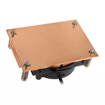 Chłodzenie procesora powietrzne Akasa AK-CC1109BP01 z wentylatorem 77 mm, podwójne łożysko kulkowe, Socket AM4, czarno-miedziane