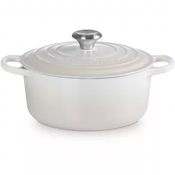 Le Creuset Signature Roaster okrągły 24cm beza (21177247164430)