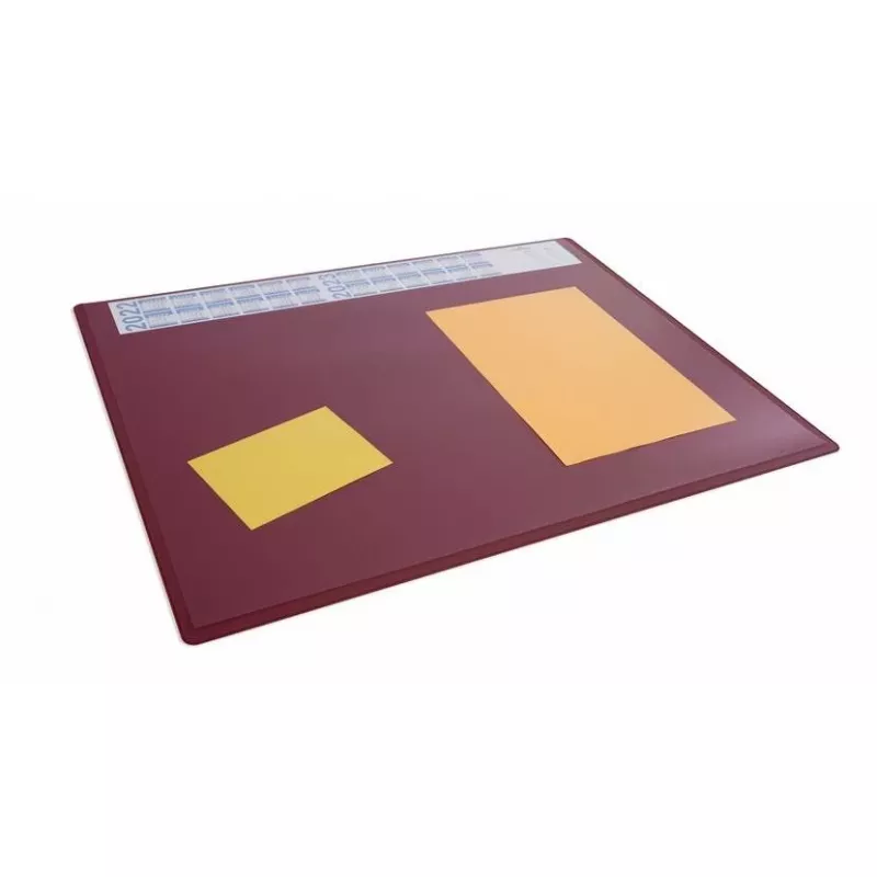 Podkładka na biurko Durable 722303 polipropylenowa czerwona 650x500mm