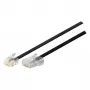 Kabel telefoniczny S-Impuls 70256 — 6 m, RJ11 do RJ11, czarny