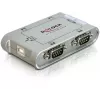 DeLOCK 87414 adapter szeregowy USB 2.0 na 4 porty RS-232