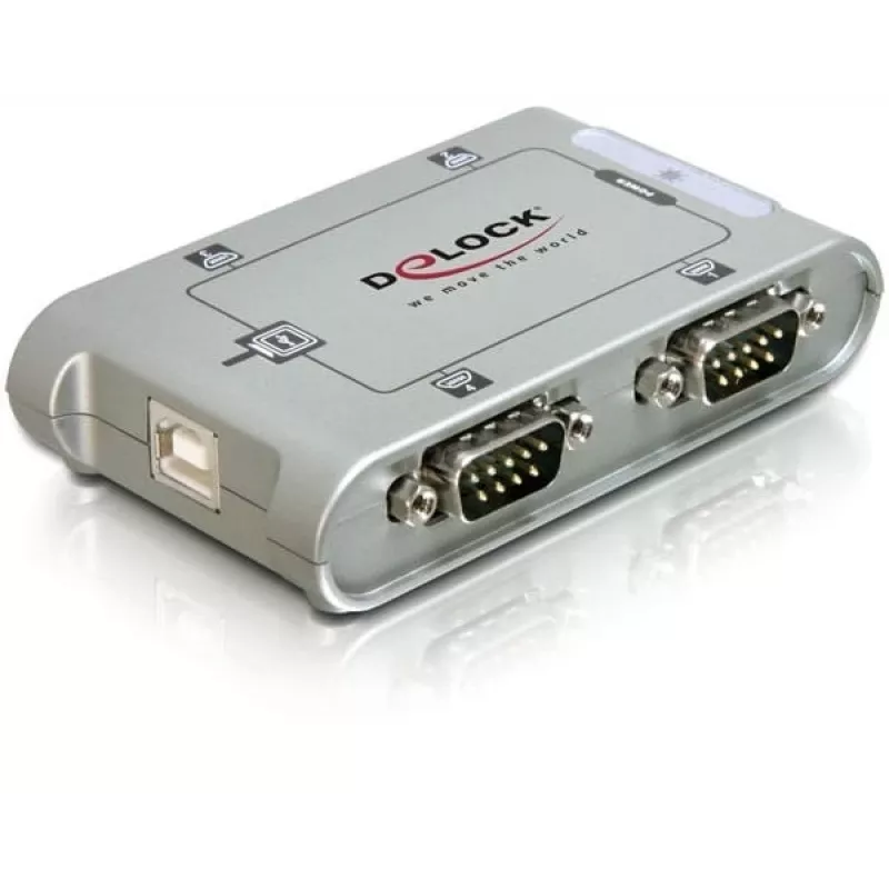DeLOCK 87414 adapter szeregowy USB 2.0 na 4 porty RS-232