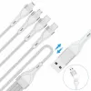 4smarts 541024 Kabel USB 1,2 m USB A/USB C USB C/Micro USB-A/Lightning Biały (541024)