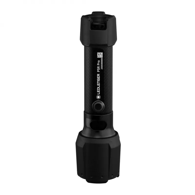 LED Lenser P5R Pro ręczna latarka LED wielokrotnego ładowania, czarna, model 503101