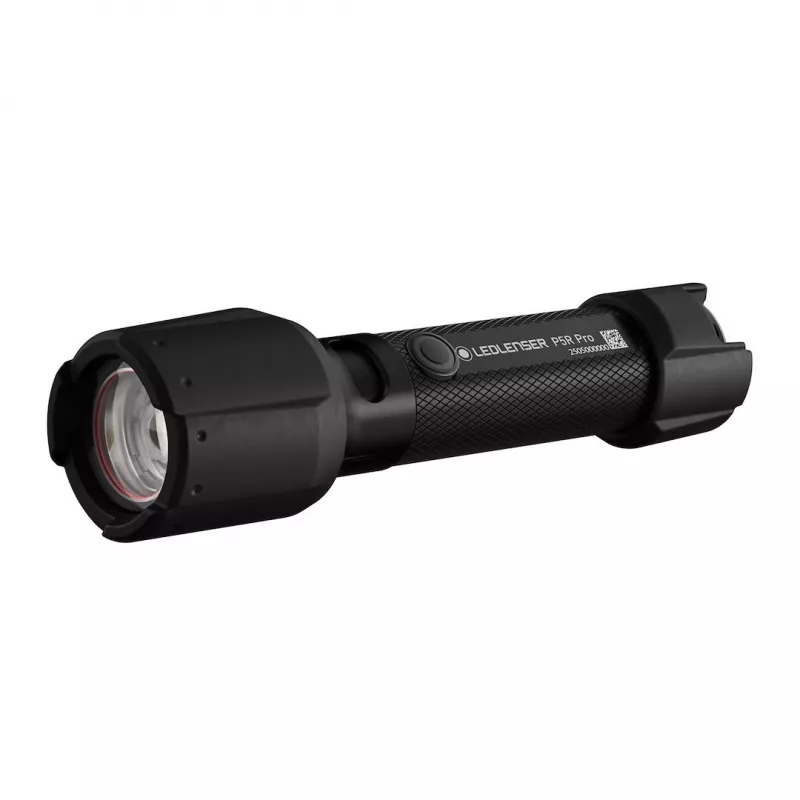 LED Lenser P5R Pro ręczna latarka LED wielokrotnego ładowania, czarna, model 503101