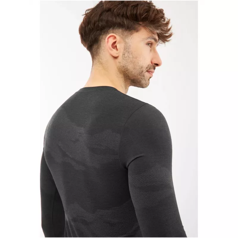 VIKING Gasher Man Longsleeve Merino bielizna męska, rozmiar M, czarna